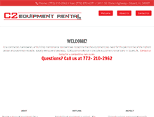 Tablet Screenshot of c2equipmentrental.com